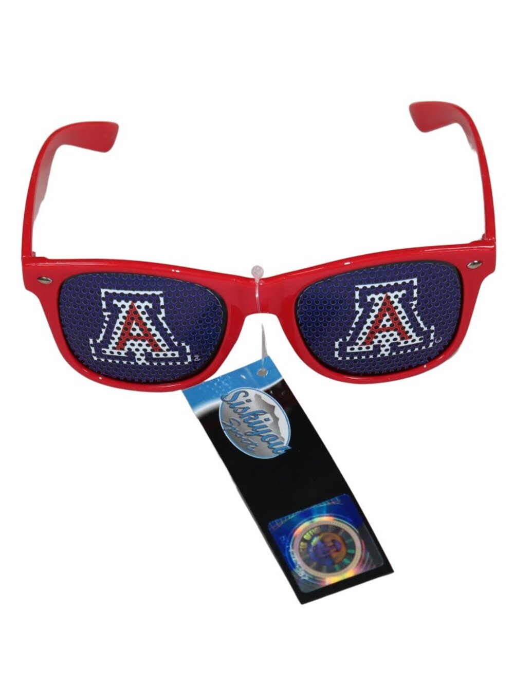 NCAA University of Arizona Wildcats Novelty Logo Sunglasses Unisex NWT